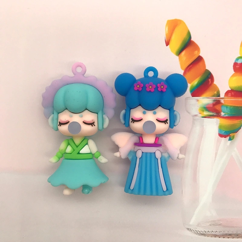 Factory direct sales of new best-selling products, handcrafted diy cream gel phone cases, resin resin materials, keychains, flower fairy dolls details Picture