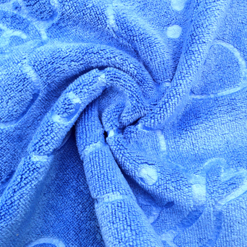 H1522 embossed super soft square towels, daily necessities, absorbent car cleaning towels and rags, 2-yuan store supply in Yiwu Specification image