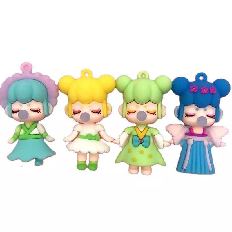 Factory direct sales of new best-selling products, handcrafted diy cream gel phone cases, resin resin materials, keychains, flower fairy dolls Application Scenario
