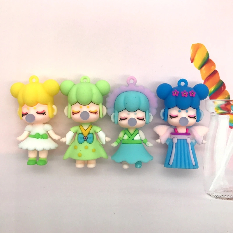 Factory direct sales of new best-selling products, handcrafted diy cream gel phone cases, resin resin materials, keychains, flower fairy dolls Specification drawing