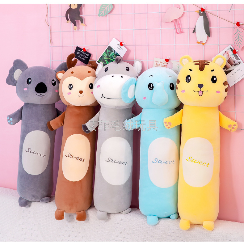 Long animal throw pillows, cute animal dolls, long sleeping dolls, gift plush toys Specification image