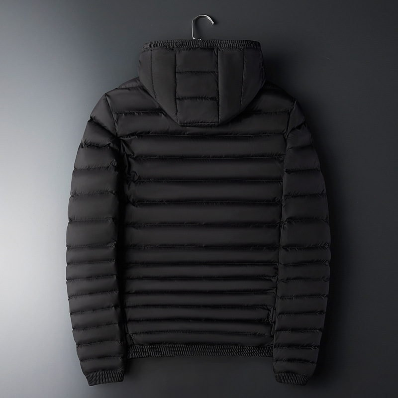Men's winter cotton-padded jacket, Korean-style youth casual, cool, light, short and warm down cotton-padded jacket, trendy Amazon Specification image