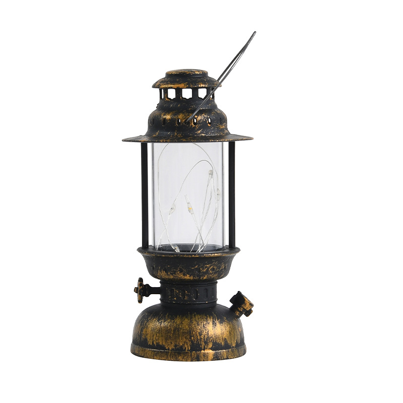 Wholesale of new retro palace lanterns, LED electronic candle lamps, retro wind lamps, smokeless decorative items and creative gifts Item Picture