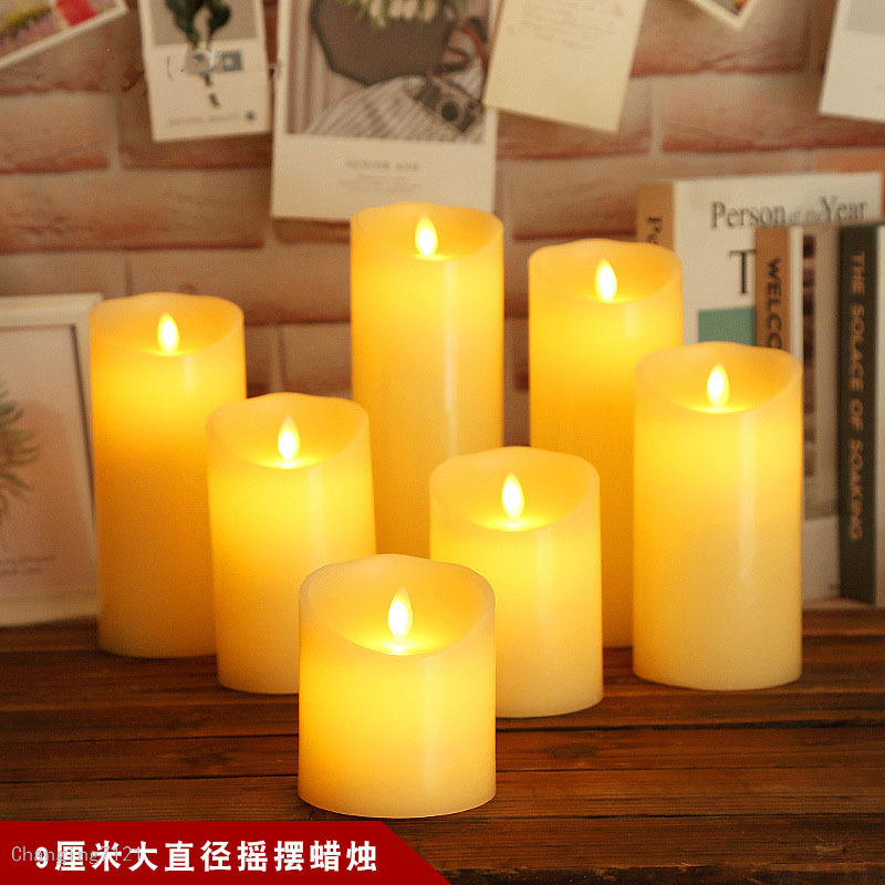 Factory direct sales of electronic candle lights, led candles, Buddha lamps, cylindrical Christmas Halloween lighting fixtures, home and wedding props Application Scenario