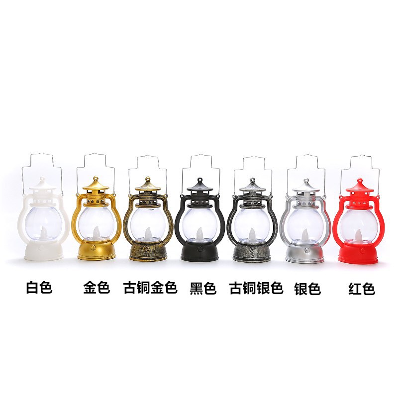 Cross-border special Halloween decoration small oil lamps, Christmas retro small horse lanterns, creative bar Ghost Festival atmosphere decoration Item Picture