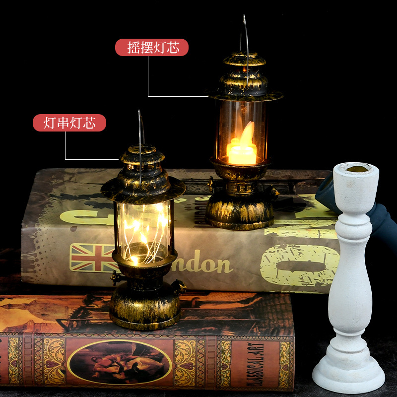 Wholesale of new retro palace lanterns, LED electronic candle lamps, retro wind lamps, smokeless decorative items and creative gifts Application Scenario