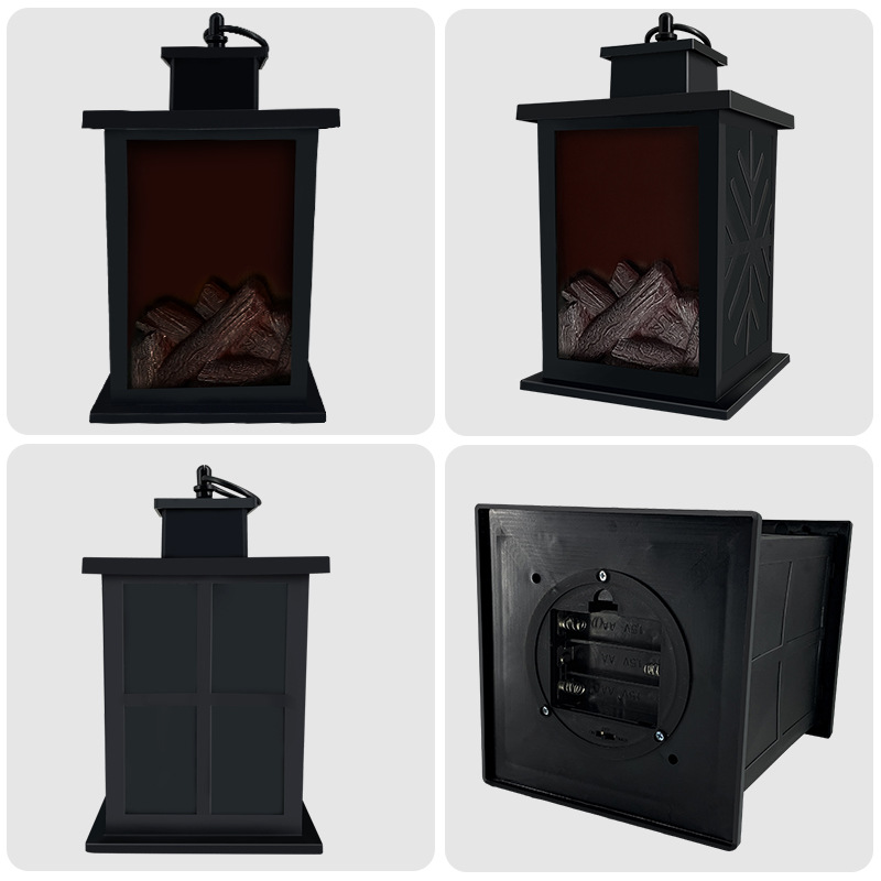 Cross-border factory direct sales of fireplaces, wind lamps, home craft LED, highly realistic flame, carbon lamps, landscape lamps, Amazon Application Scenario