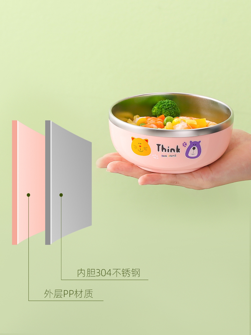 الطفل 304 وعاء الفولاذ غير القابل للصدأ Specification image