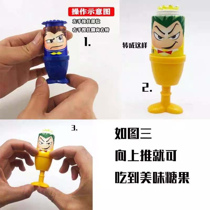 Golden Brothers Children's Creative Magic Hair Crazy Long Hair Thread Candy q Candy Kids Fruit-flavored Snack Hair Candy Item Picture