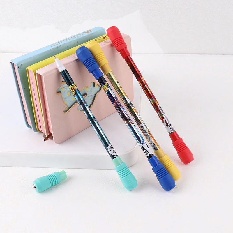 The new type of spinning pen, a steel ball spinning pen for primary and secondary school students, a pressure-reducing spinning pen, a beginner's competition spinning pen for writing, is selling well Item Picture
