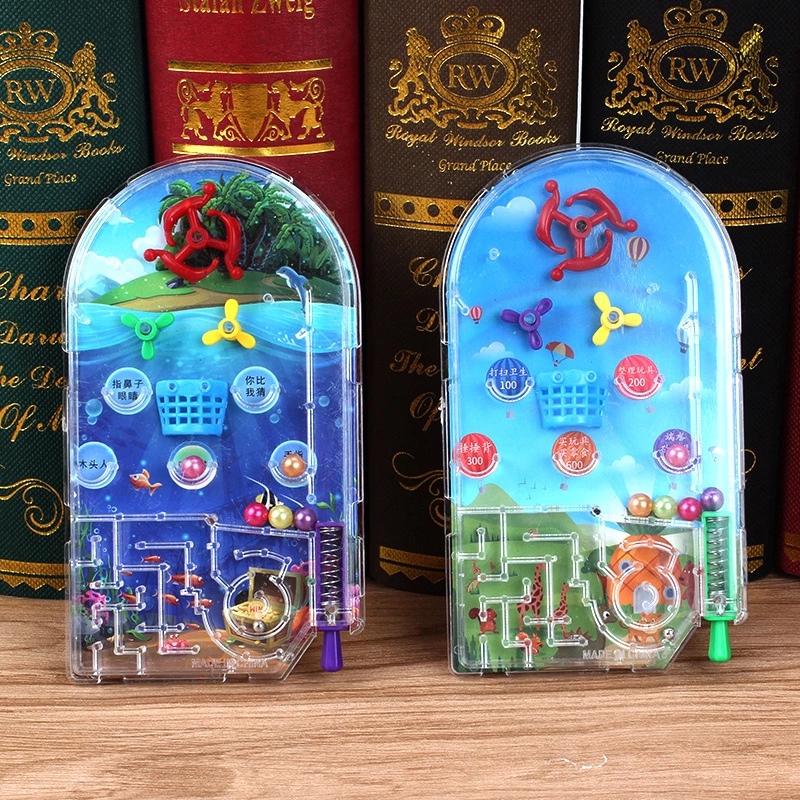 Classic children's cartoon pinball tray, handheld pinball game, educational creativity, street stall, night market, small toy wholesale h full figure