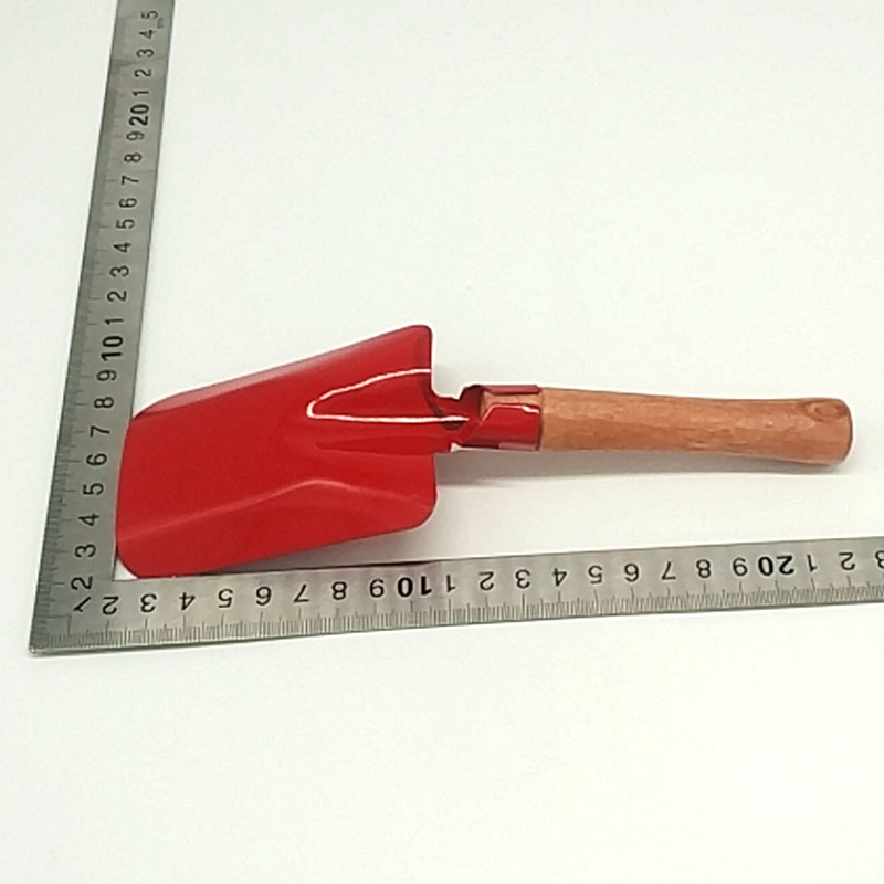 Sunshine Department Store Garden Shovel, small wooden handle, red shovel, mini shovel Item Picture