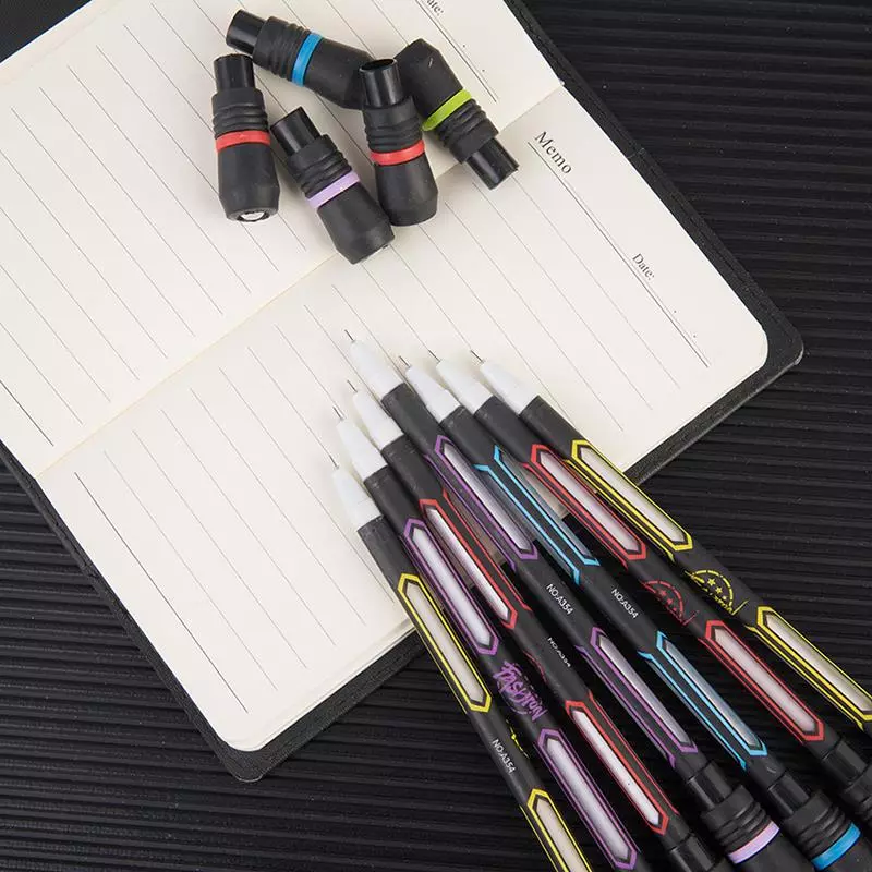The new type of spinning pen, a steel ball spinning pen for primary and secondary school students, a pressure-reducing spinning pen, a beginner's competition spinning pen for writing, is selling well details Picture