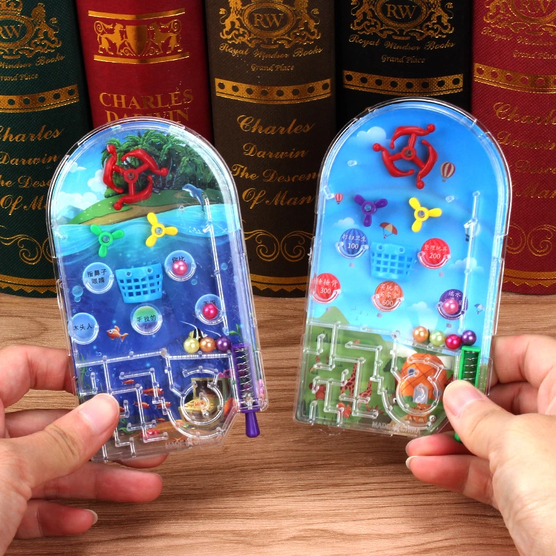 Classic children's cartoon pinball tray, handheld pinball game, educational creativity, street stall, night market, small toy wholesale h Specification drawing
