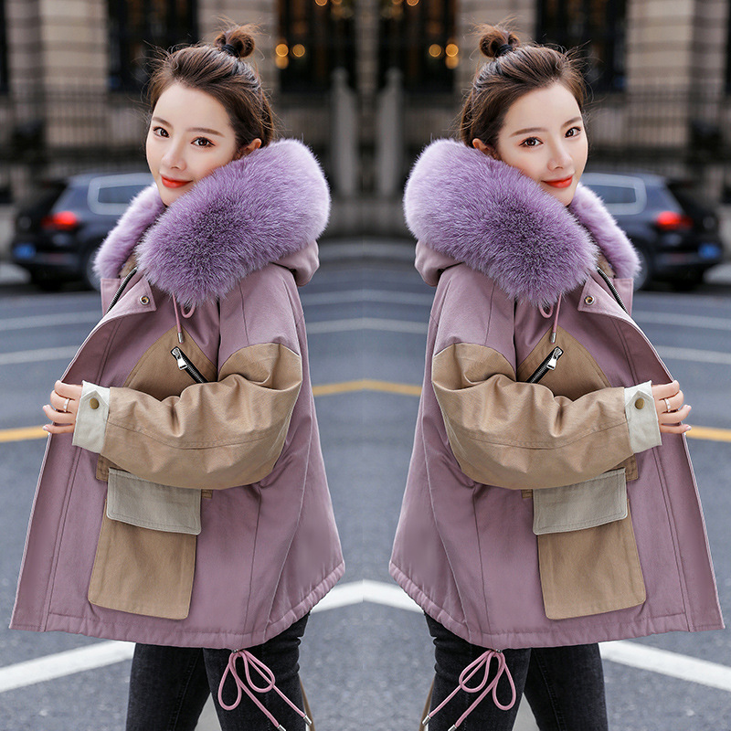 2020 New women's down cotton-padded jacket, Parker Cotton-padded jacket, short Korean style loose winter coat, cotton-padded jacket C8807 Application Scenario