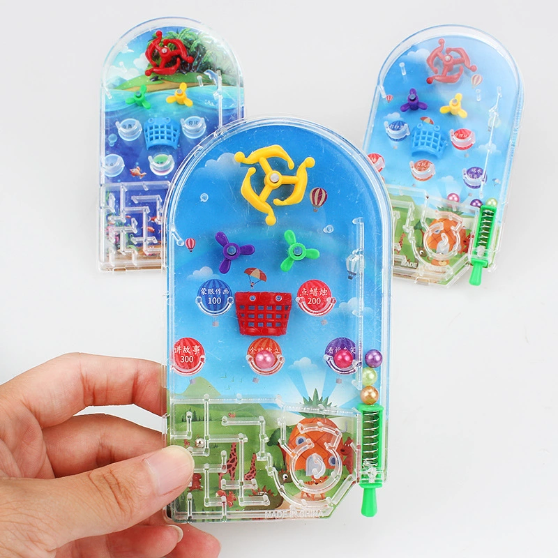 Classic children's cartoon pinball tray, handheld pinball game, educational creativity, street stall, night market, small toy wholesale h details Picture