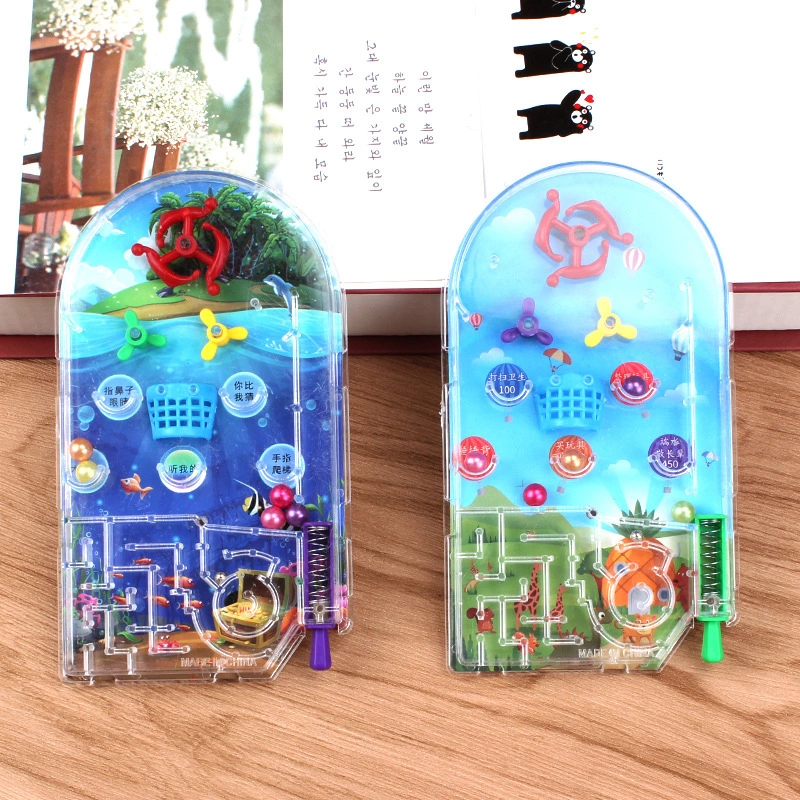 Classic children's cartoon pinball tray, handheld pinball game, educational creativity, street stall, night market, small toy wholesale h Application Scenario