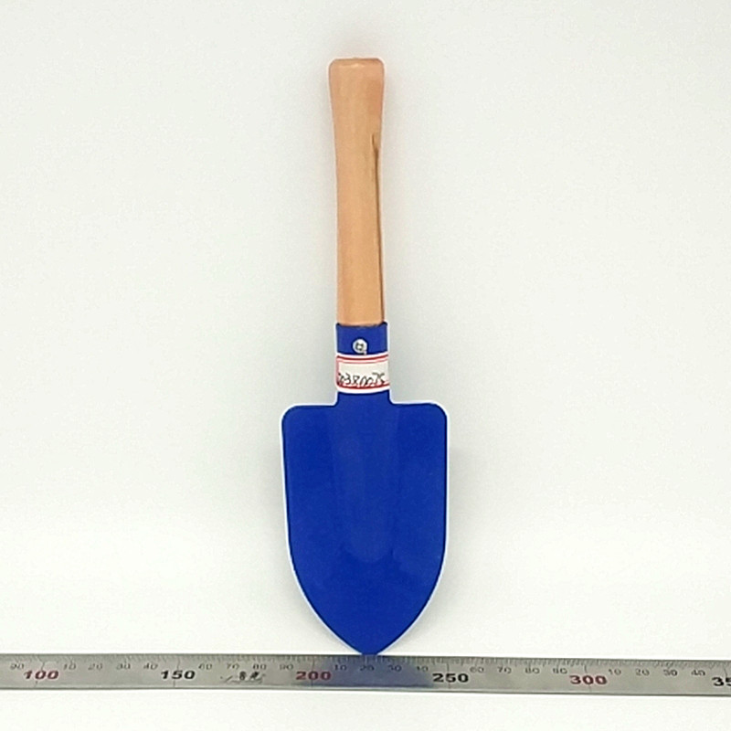 阳光百货 家庭种植花卉木柄小花铲 彩色铁铲 栽花草园艺工具