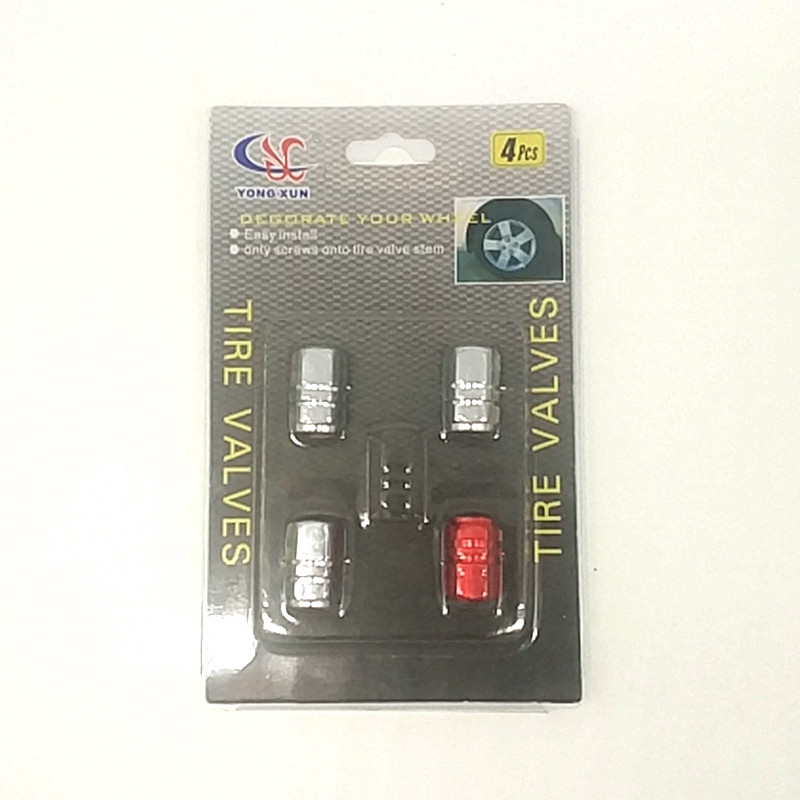 Sun department store suction car tire valve cap hub cap valve cap aluminum alloy 4