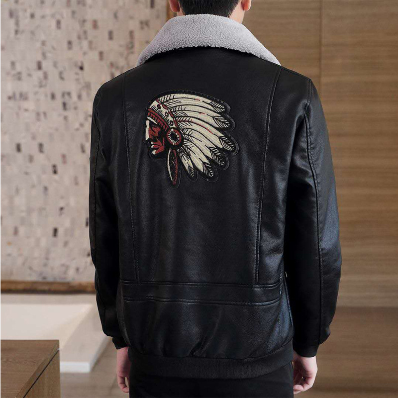 The new winter leather jackets for men, Korean-style leather jackets for men, cotton and thickened motorcycle suits, and pilot jackets are all trendy Application Scenario