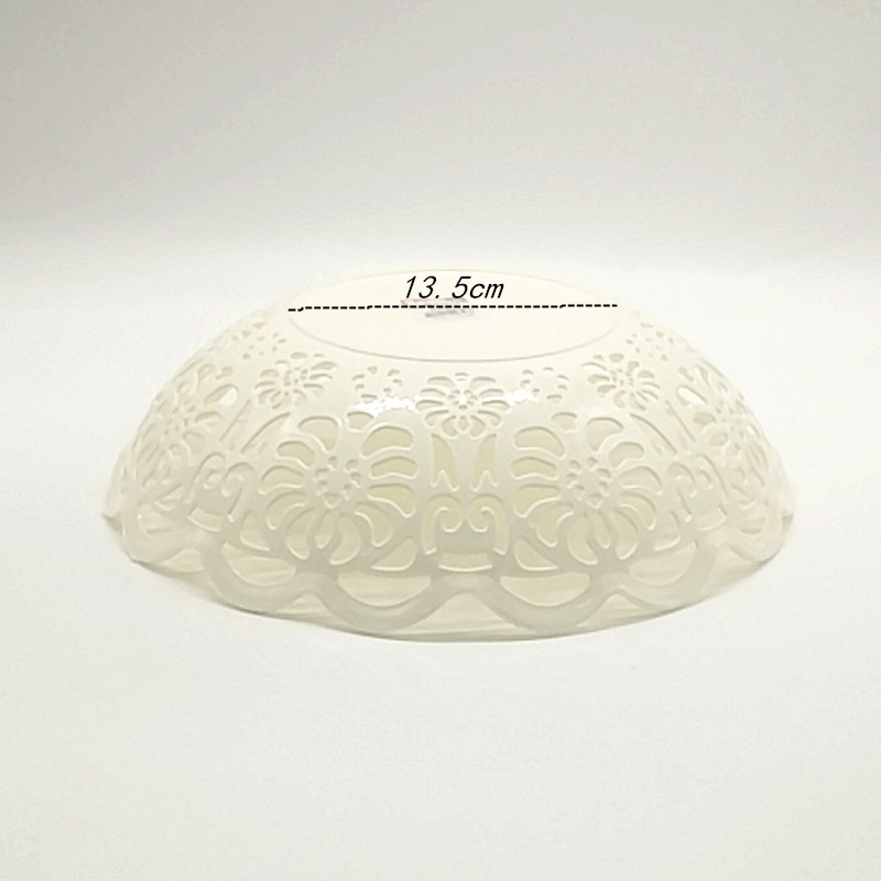 Sunshine Department Store 618 Fruit Basket Creative Loukong Lace Fruit Plate Home Storage Basket Application Scenario