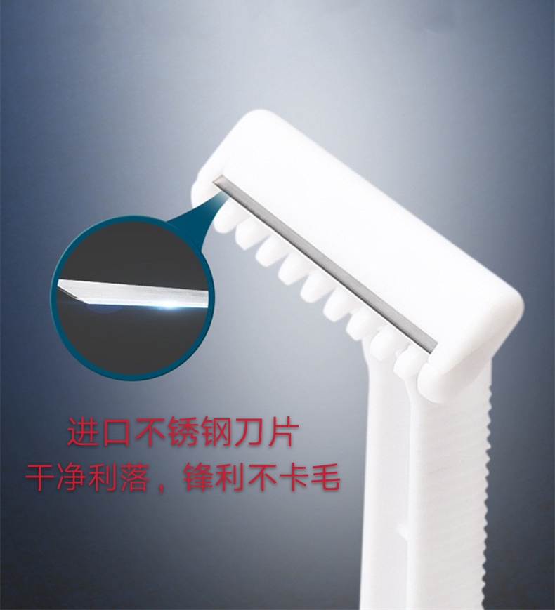 Fabricante cabezal de corte fijo de una sola capa acero inoxidable con peine cuchillo de repuesto cuchillo de rascar desechable cuchillo de despilfarrar htt