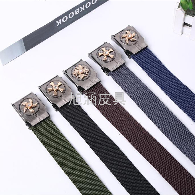 Hot plate buckle webbing nylon belt manufacturers direct belt belt student belt strong and durable
