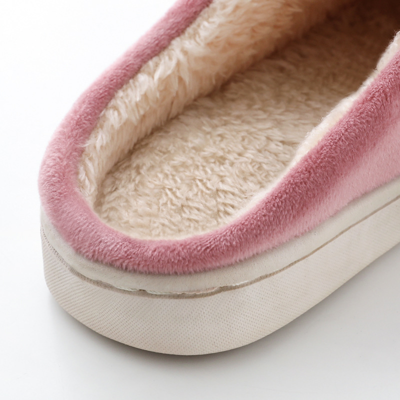 2020 New autumn and winter home slippers, indoor anti-slip and warm plush cotton slippers, cartoon cotton slippers for men and women Application Scenario