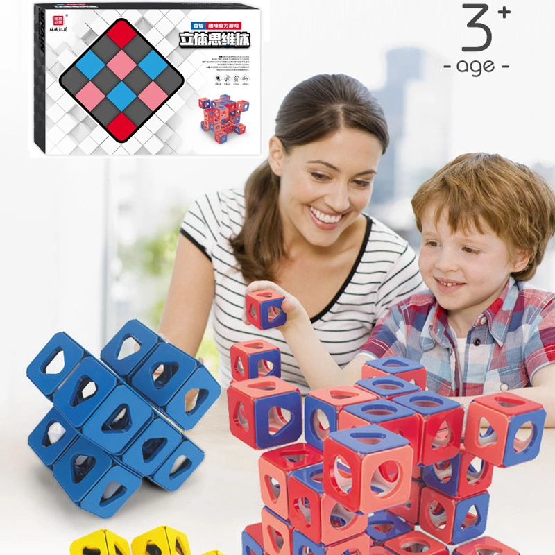 Three-dimensional thinking body puzzle, fun brain game, graphic assembly, logical thinking training, assembly puzzle toy h full figure