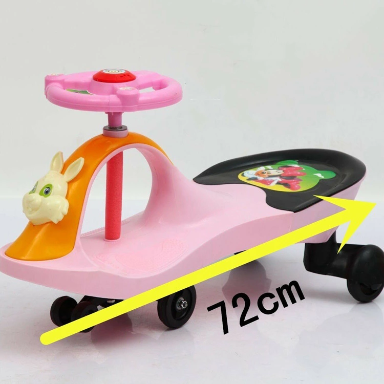 Children's twisty car, 1-3 years old, four-wheel non-silent universal wheel sliding car, swing car, free gift and promotional items wholesale Item Picture