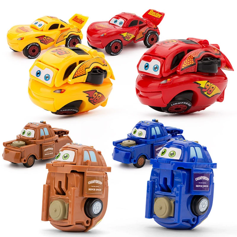 New and unique children's racing car, boy Christmas gift car model, transformable egg toy, hot sales at street stalls, wholesale from the manufacturer full figure