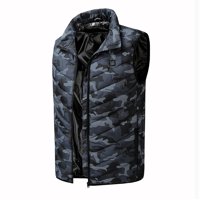 ويحصل الرجل على سترة حرارية حرارية Item Picture