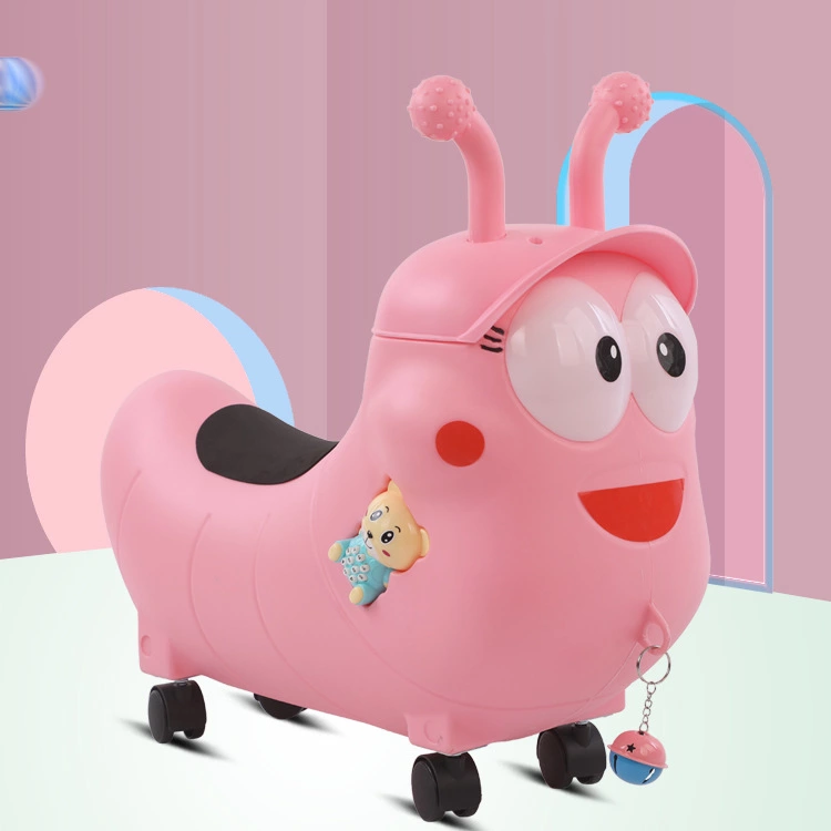 Little bee, hilarious bug, children's roller coaster, four-wheel twist car, Yo-yo car, baby and mother store gift, toy car Application Scenario