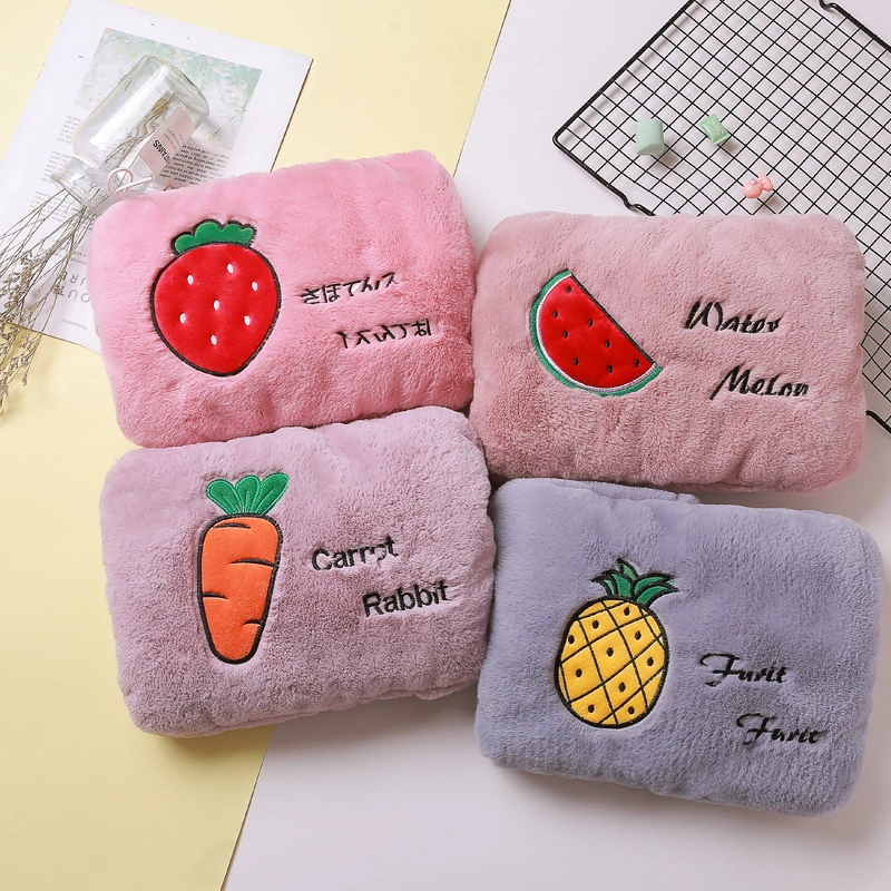 Cartoon dual-plug rechargeable rabbit fur hot water bag Hand warmer, electric warm water bag detachable explosion-proof hot water bag factory direct sales h Application Scenario