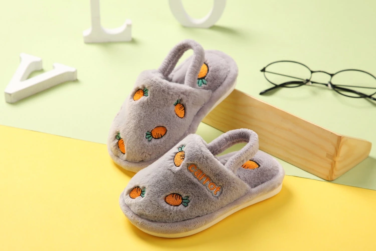 Children's cotton slippers: Warm for boys, anti-slip and anti-shedding for indoor use in winter. Cute cartoon baby slippers for girls Application Scenario