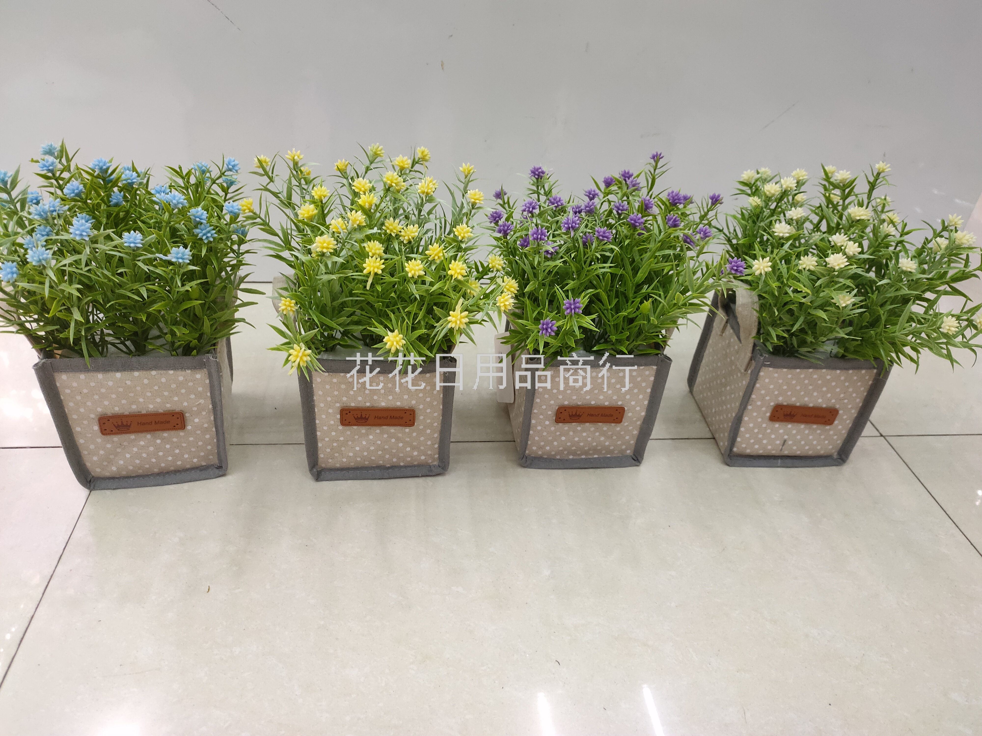 2020年新款布袋满天星仿真花盆景欧式家居摆件假花