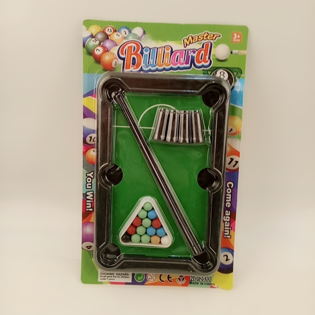 Factory direct sales of billiards, children's toys, billiards supplies, mini billiards cards, night market stalls, toy wholesale Specification drawing