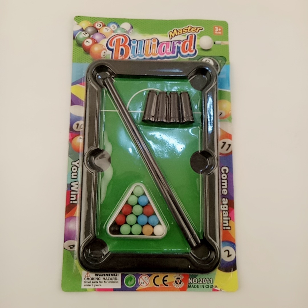 Factory direct sales of billiards, children's toys, billiards supplies, mini billiards cards, night market stalls, toy wholesale Item Picture