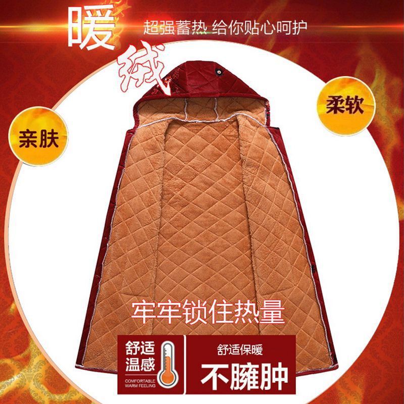 大码棉服实物图