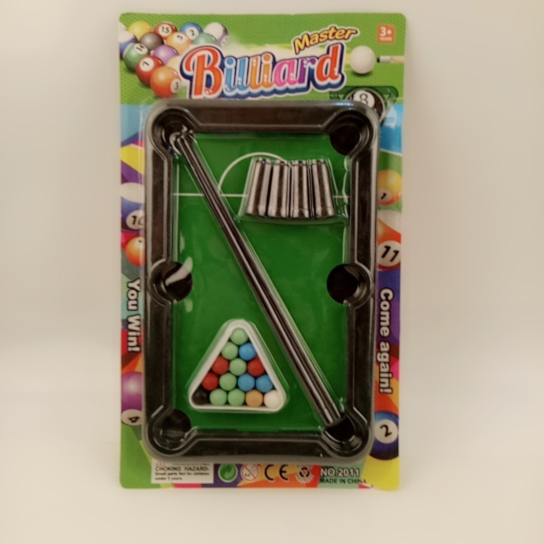 Factory direct sales of billiards, children's toys, billiards supplies, mini billiards cards, night market stalls, toy wholesale full figure