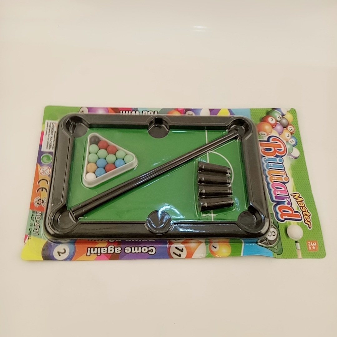 Factory direct sales of billiards, children's toys, billiards supplies, mini billiards cards, night market stalls, toy wholesale Application Scenario