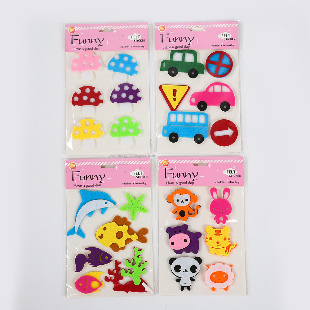 New fabric hand-painted stickers for students, cute smiling faces, and encouraging sticker manufacturers to sell directly Specification image