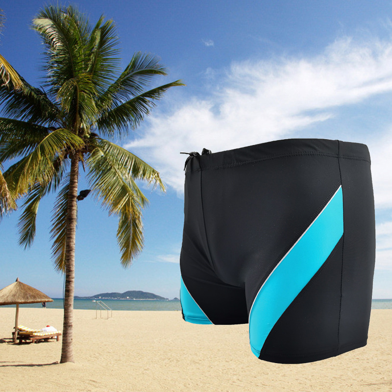 Korean edition men's swimming pants men comfortable sports fashion swimming pants men's flat corner swimming pants swimsuit wholesale