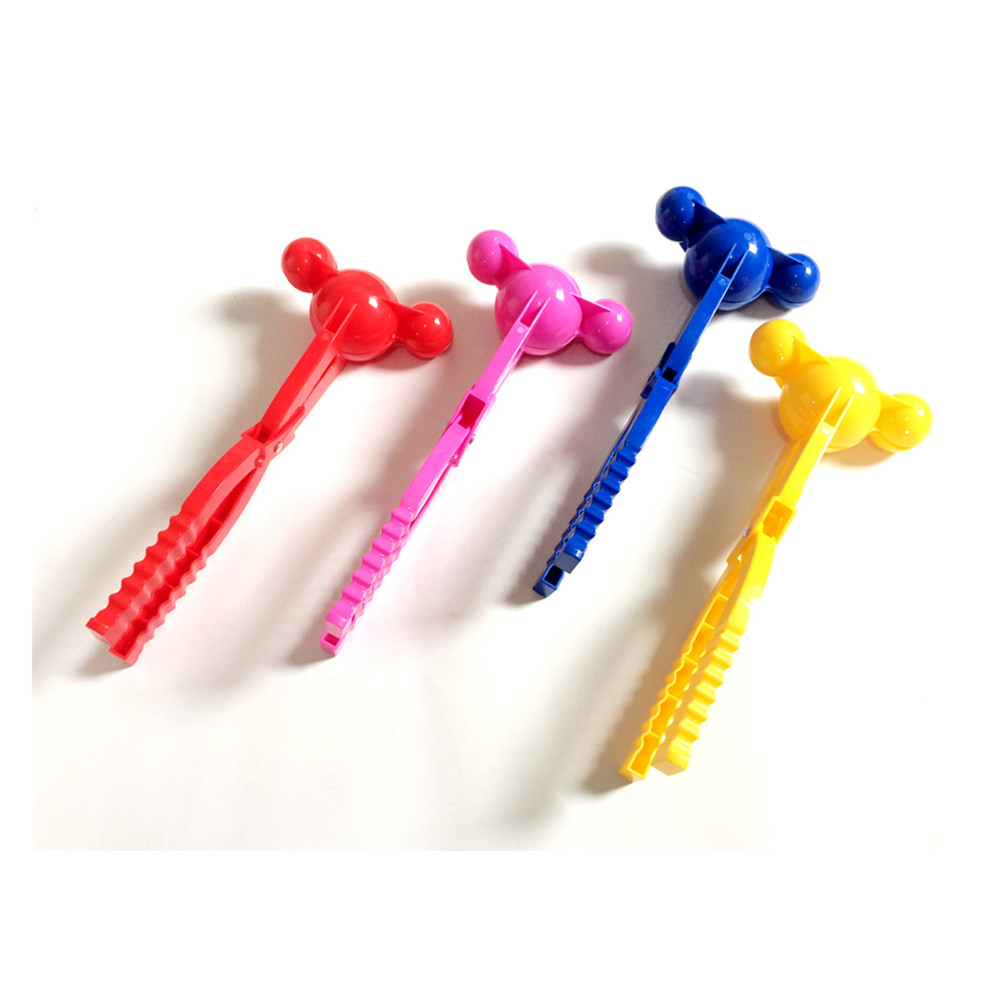 Three snowball clamps, cute Mickey Mouse's first plastic snow clamp, made of PP eco-friendly and odorless material, low price full figure