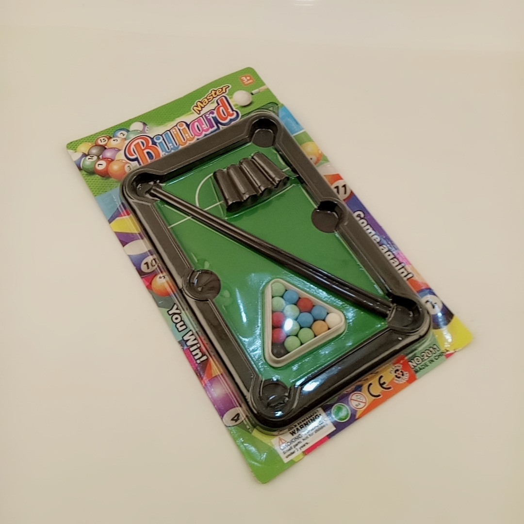 Factory direct sales of billiards, children's toys, billiards supplies, mini billiards cards, night market stalls, toy wholesale details Picture