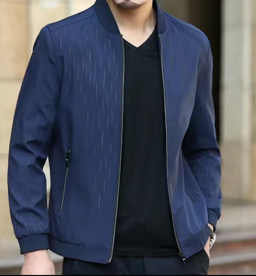 Coat men spring and autumn new book young and middle-aged men's leisure trim tide jacket jacket clothes men