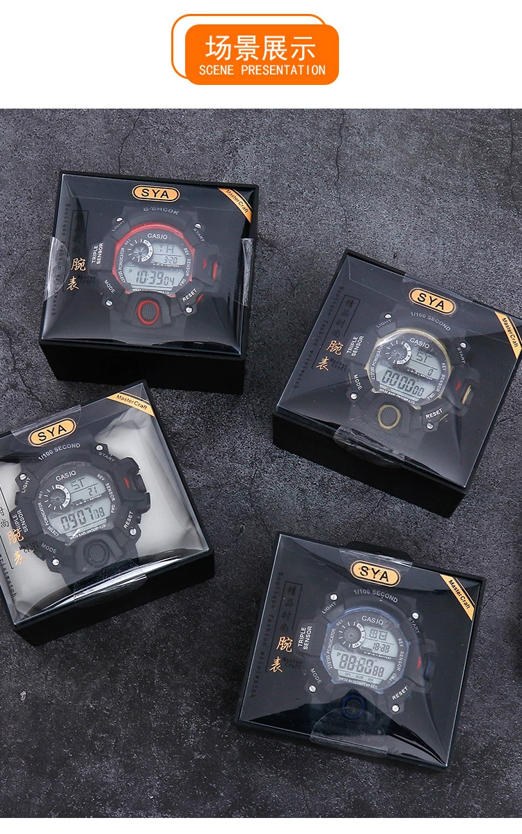New best-selling watches, electronic watches, student led electronic watches, outdoor waterproof multi-functional men's watches wholesale full figure