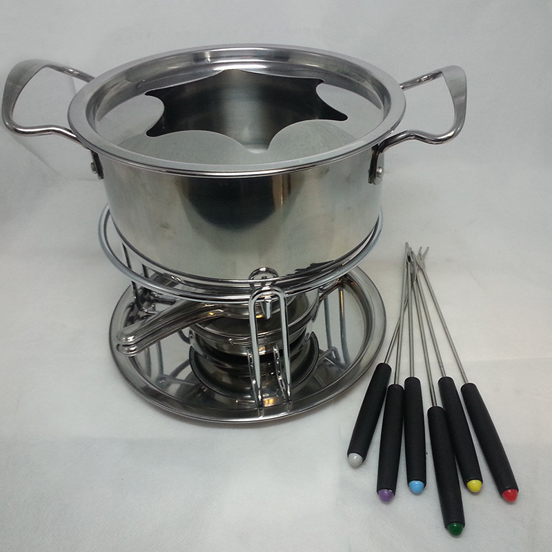 Stainless steel chocolate pot, heating and melting pot, kitchen household butter, cheese, water bath melting bowl, baking tools Application Scenario