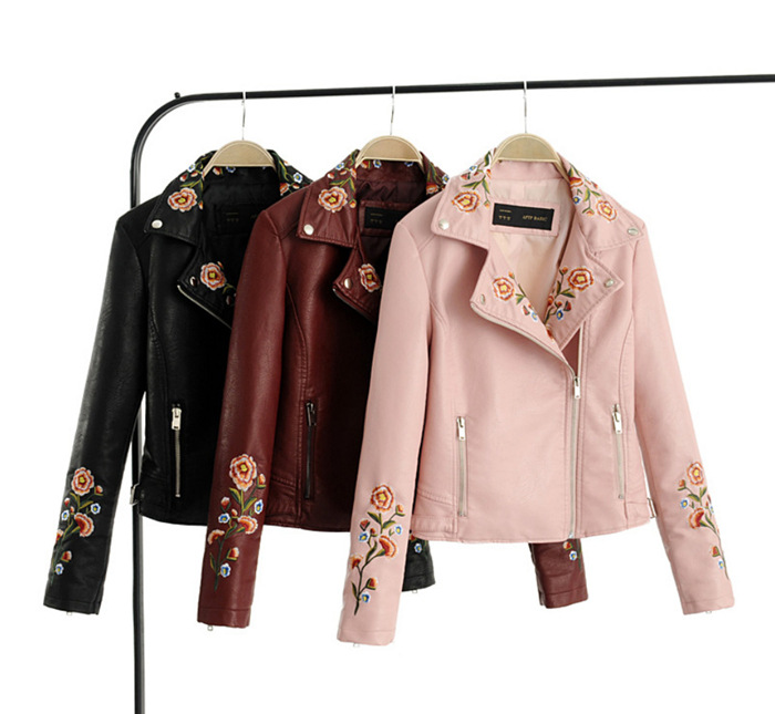 Winter new women's leather jackets are available for cross-border e-commerce on AliExpress, Amazon and eBay