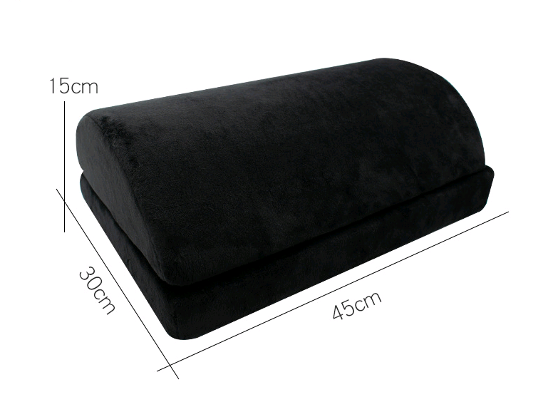 Cross-border customized slow-rebound leg pads, semi-circular height-increasing massage and shaping rest foot pads, pregnant women's foot pillows, side sleeping knee pillows Specification drawing